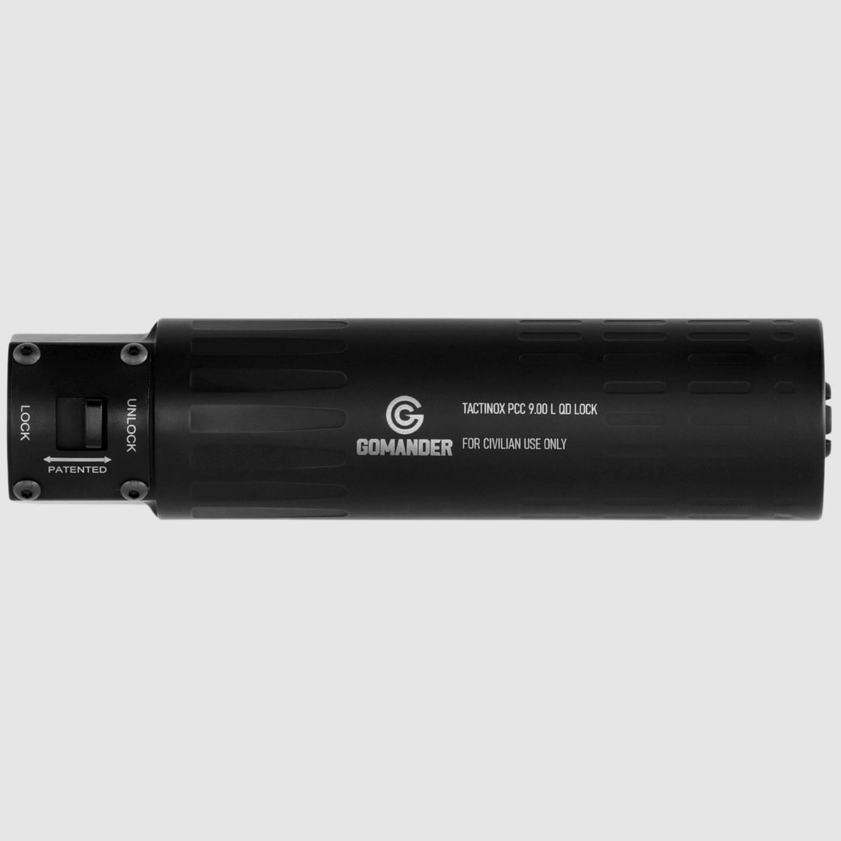 Gomander - Tłumik Tactinox 9L PCC QD Lock - Gwint M26x1,5 - czarny - TB0.9680_2, zdjęcie 2 z 6