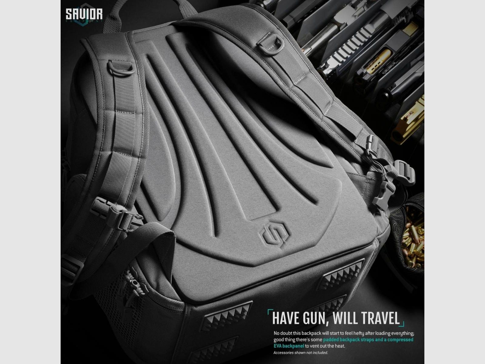 Savior - Compact S.E.M.A. Pistol Backpack - SW Gray - BP-CPSEMA-WS-GS, image 5 of 6