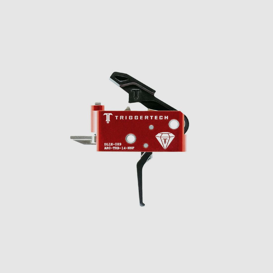 TRIGGERTECH AR15 Diamond Flat Trigger Two Stage, gerades Züngel