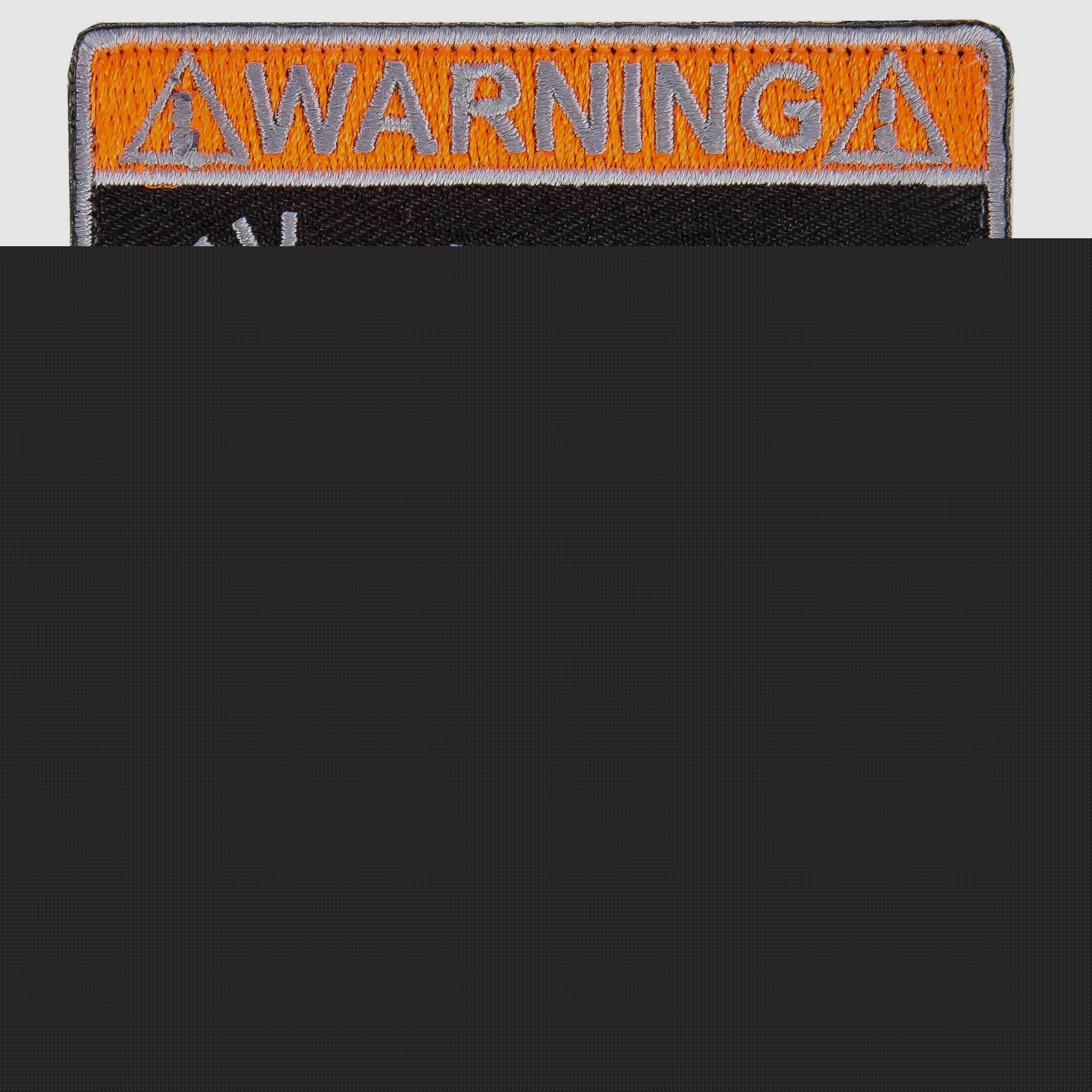 MD-Textil Patch Warning