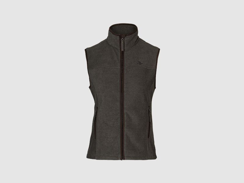 Woodcock Ivy Fleece Väst Dark Grey Melange S