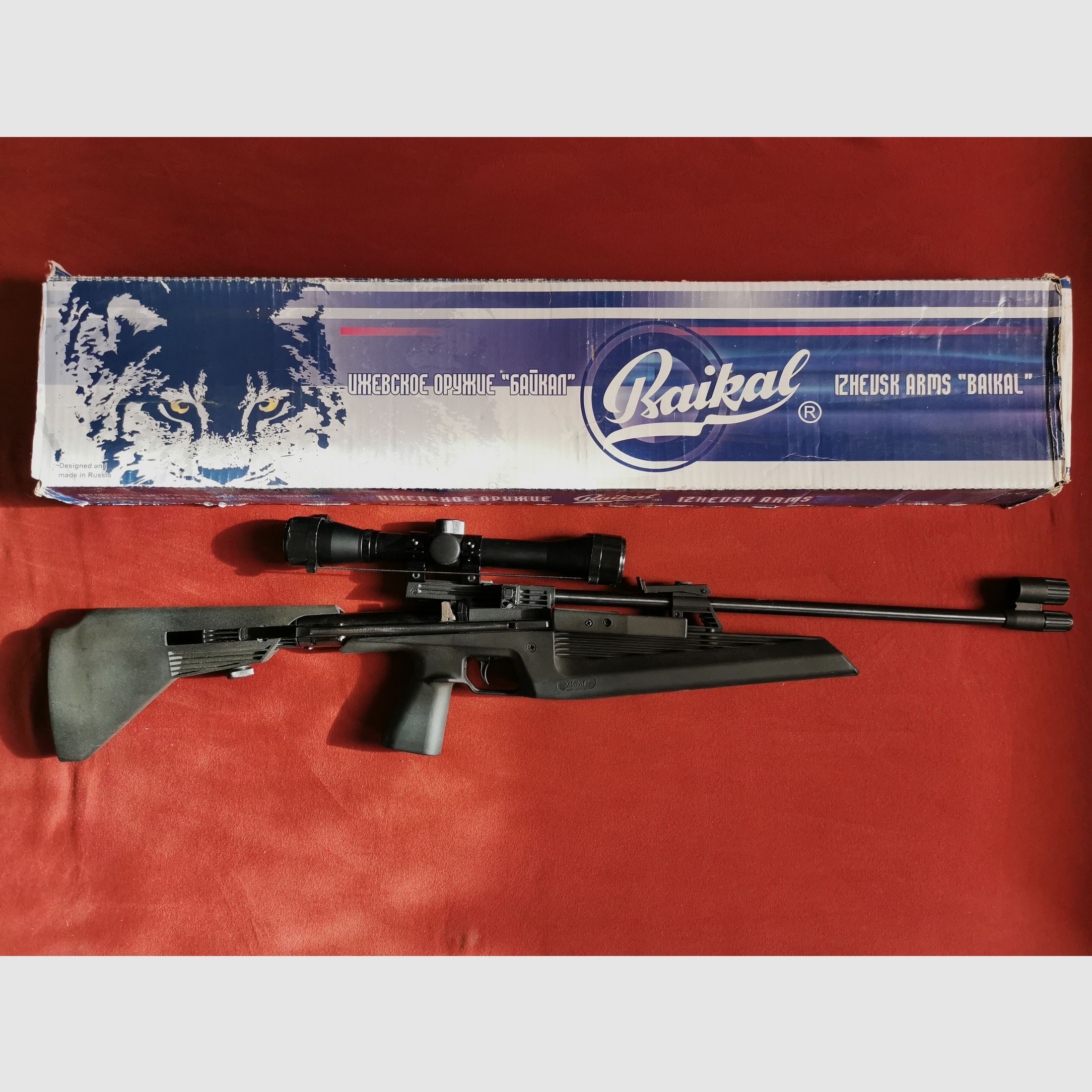 Baikal MP 61 IJ 61 Seitenspanner Luftgewehr 4.5 mit Magazin