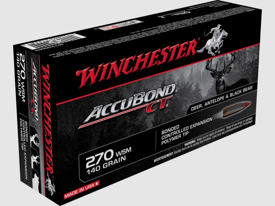 Amunicja Winchester kal. 270 WSM Accubond 140 grs