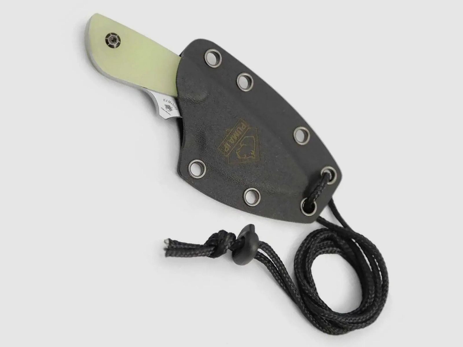 PUMA IP cinghiale, acrilico fluorescente, coltello da collo