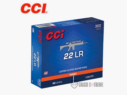 300 Nabojów CCI Ar Tactical Kal. 22 Lr 40Gr Okrągły Nos Miedź