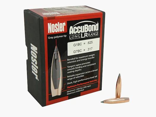 Bala Nosler Accubond Long Range .270/.277 150GR SPBT 100 piezas