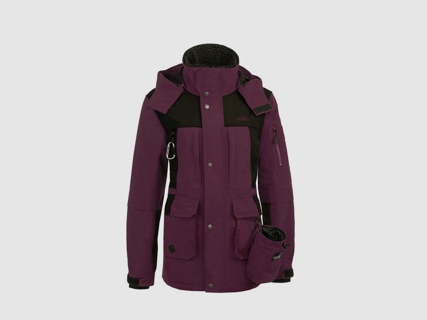Arrak Outdoor Original Jacket Femme Bourgogne/Noir M