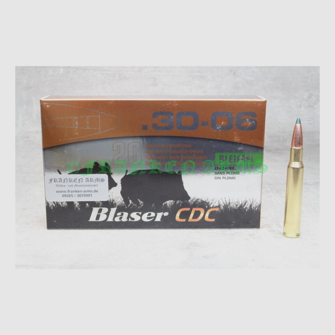 Blaser CDC .30-06 Spr. 160gr. 10,4g 20 Stück