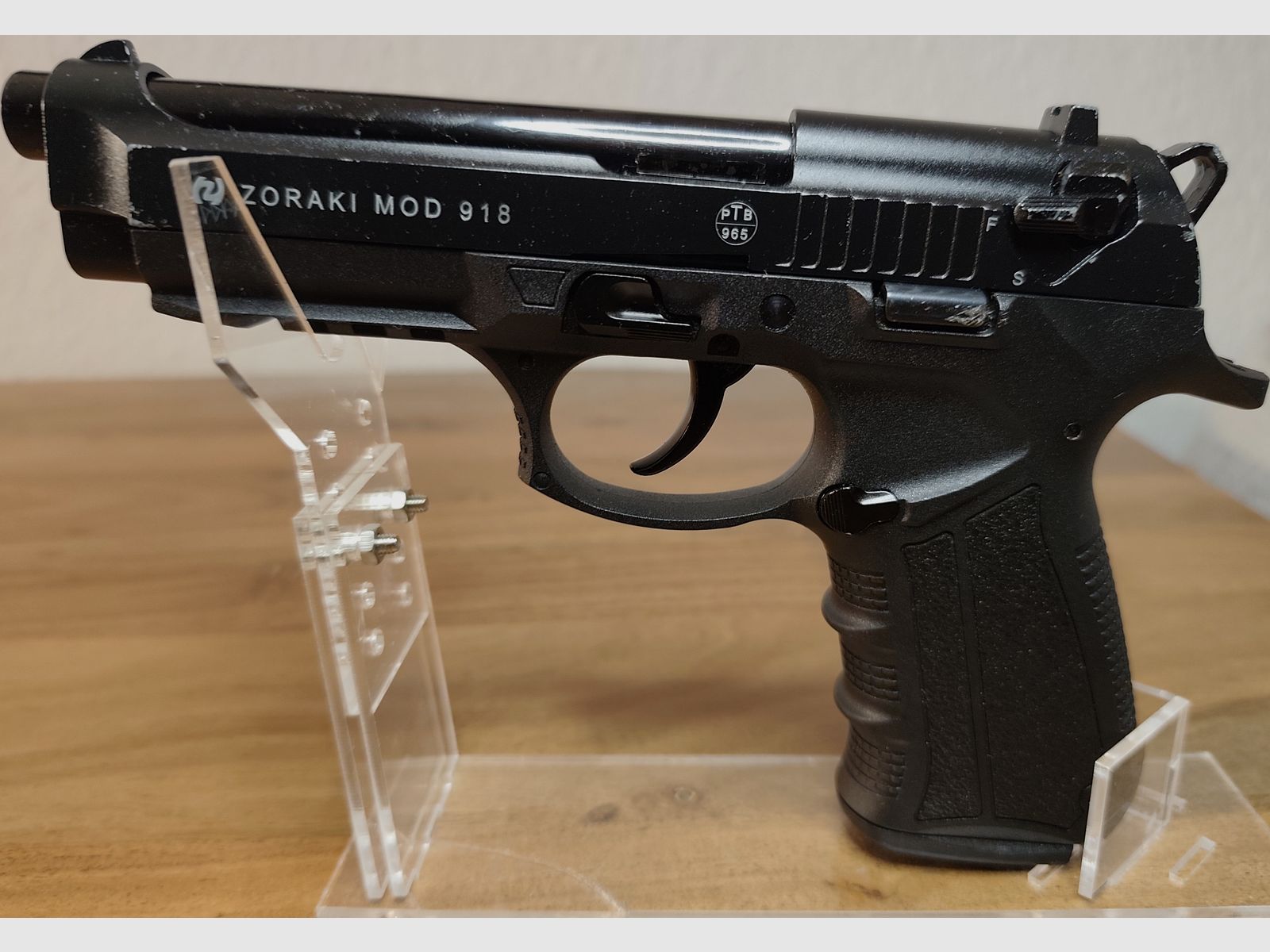 Zoraki 918 Kaliber 9mm P.AK. PTB 965 OVP + Munition