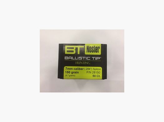 NOSLER B TIP PALLE 7MM GR 150 QT50