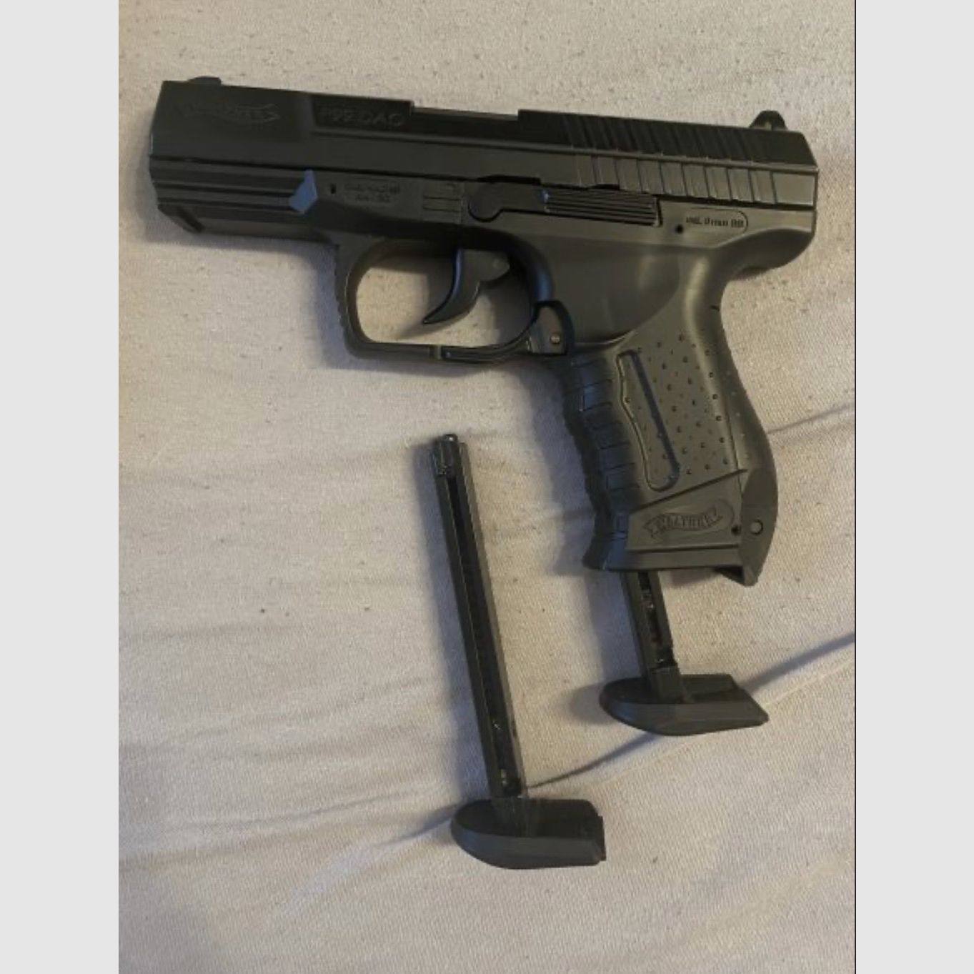 P99 Airsoft Gas mit Zubehör 
