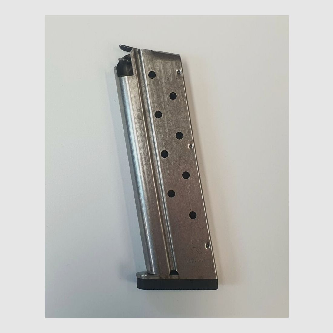 Mec-Gar Mec-Gar Chargeur pour Pistolet Colt 1911, 9mm Luger, 9 Coups - Nickelé