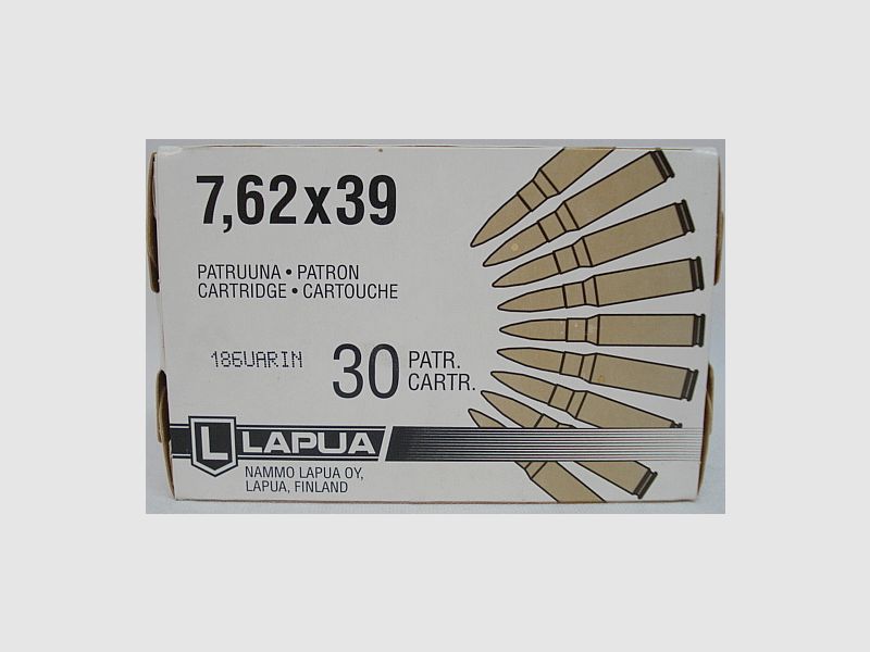 Lapua 7,62x39 VM 8,0g/123gr - (a30)