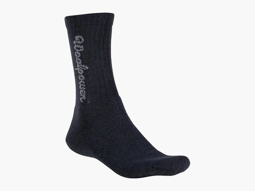 Woolpower Woolpower Merino Socken Classic Logo 400 - Schwarz / 36-39