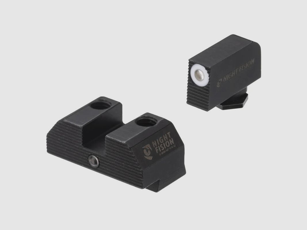 NIGHT FISION Glock 42/43/43X Accur8 Tritium Sight White, image 2 of 5