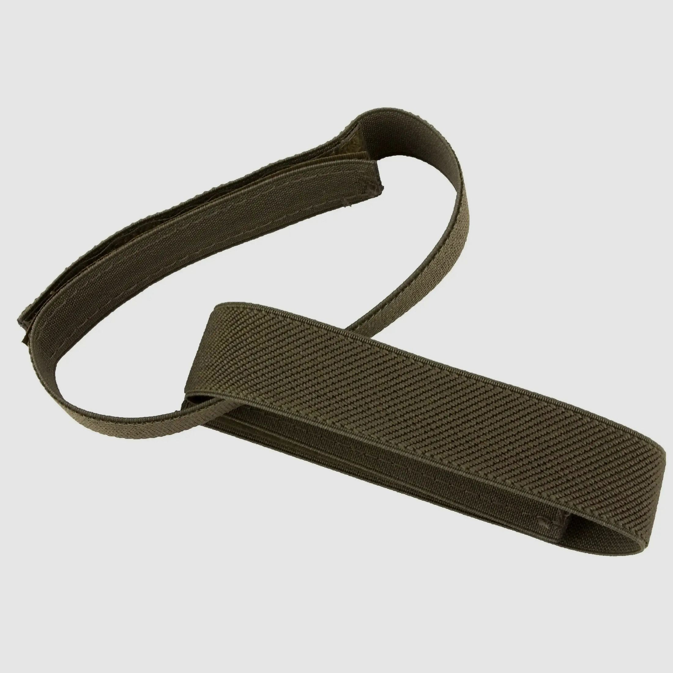 Thuis Thuis Broek Rubber Klittenband olijf 2,5 cm breed