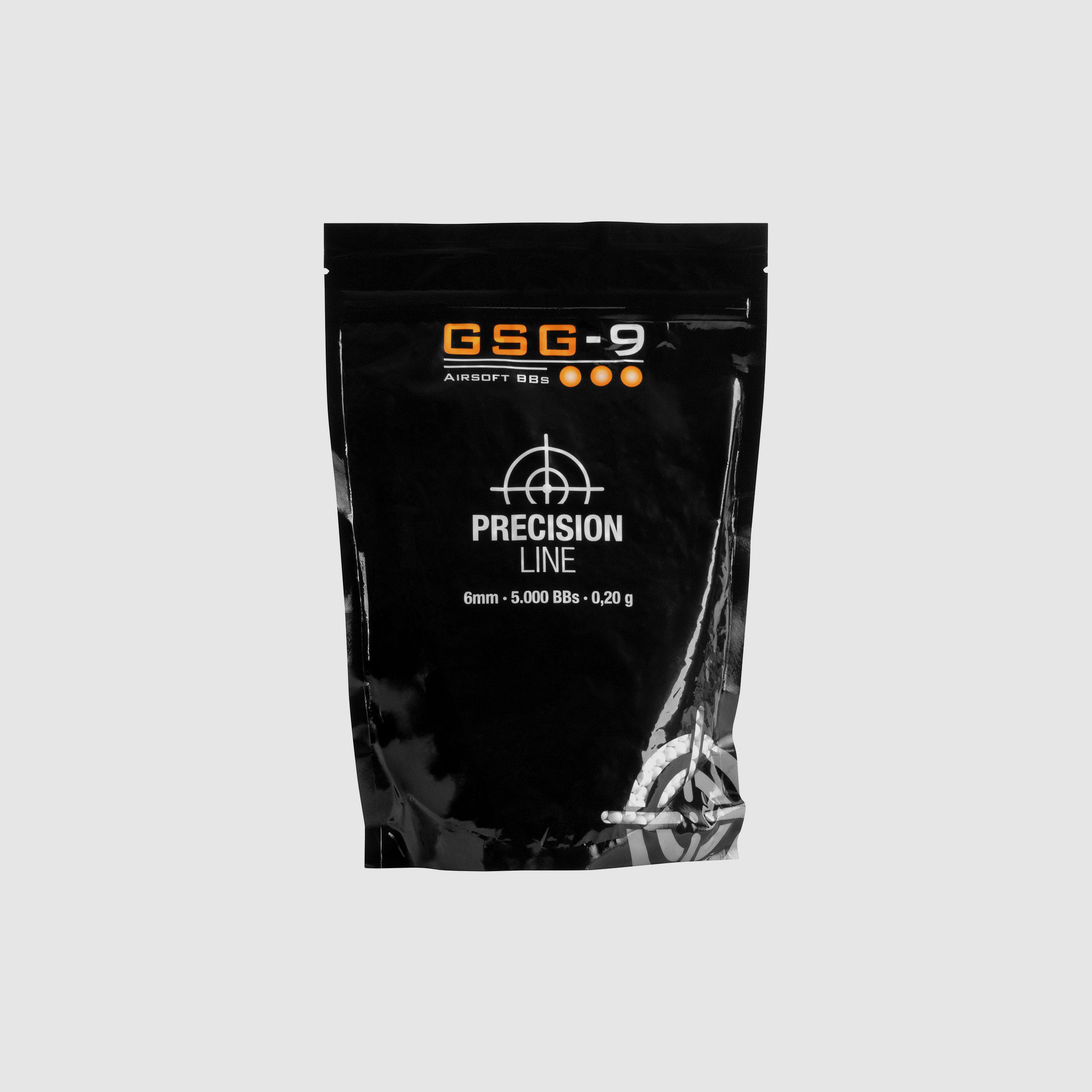 GSG-9 Precyzyjna Linia 6mm BBs Białe 0,20 g 5.000 sztuk