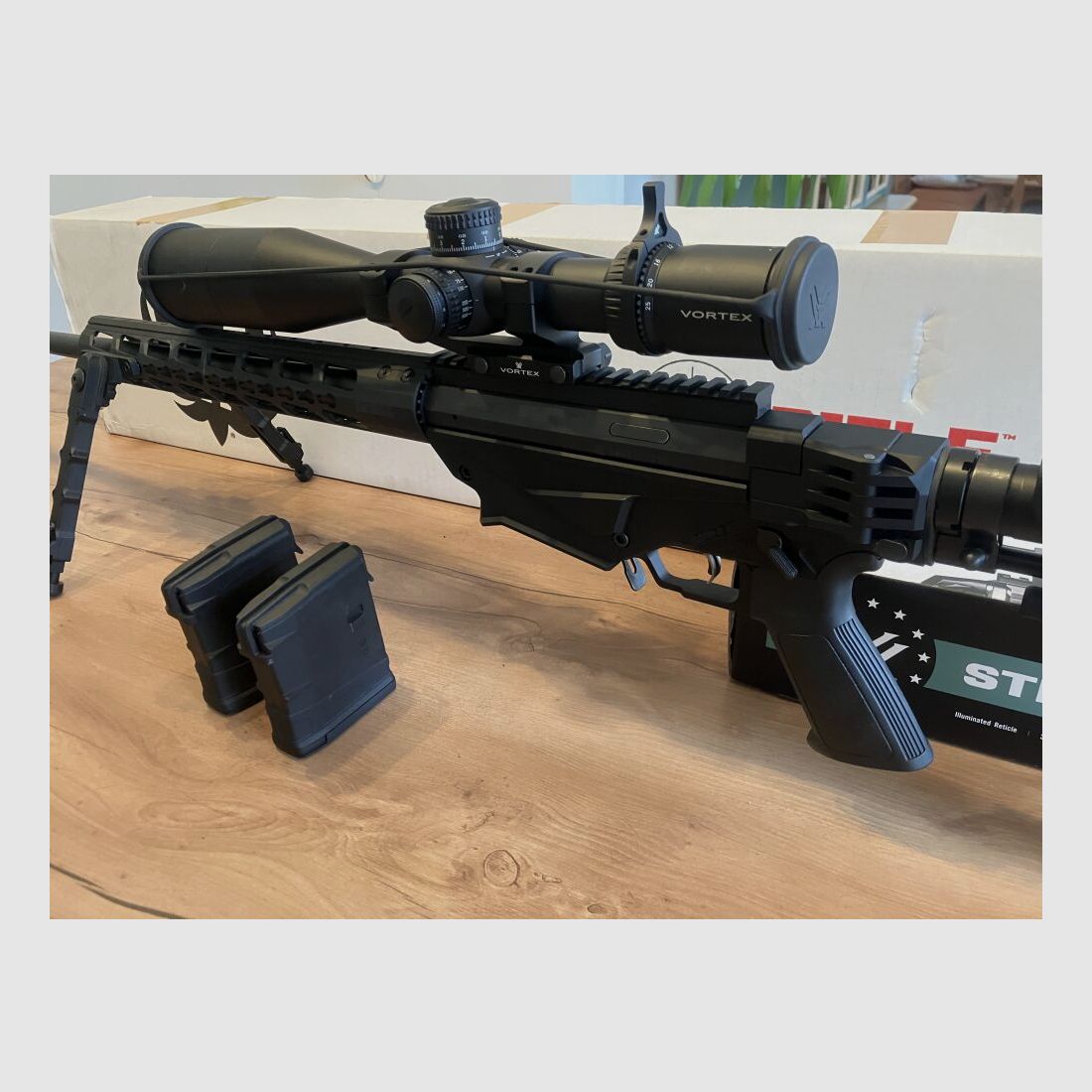 Ruger Precision Rifle inkl. Vortex 5-25x56 Strike Eagle und Zubehör	 6,5mmCreedmoor