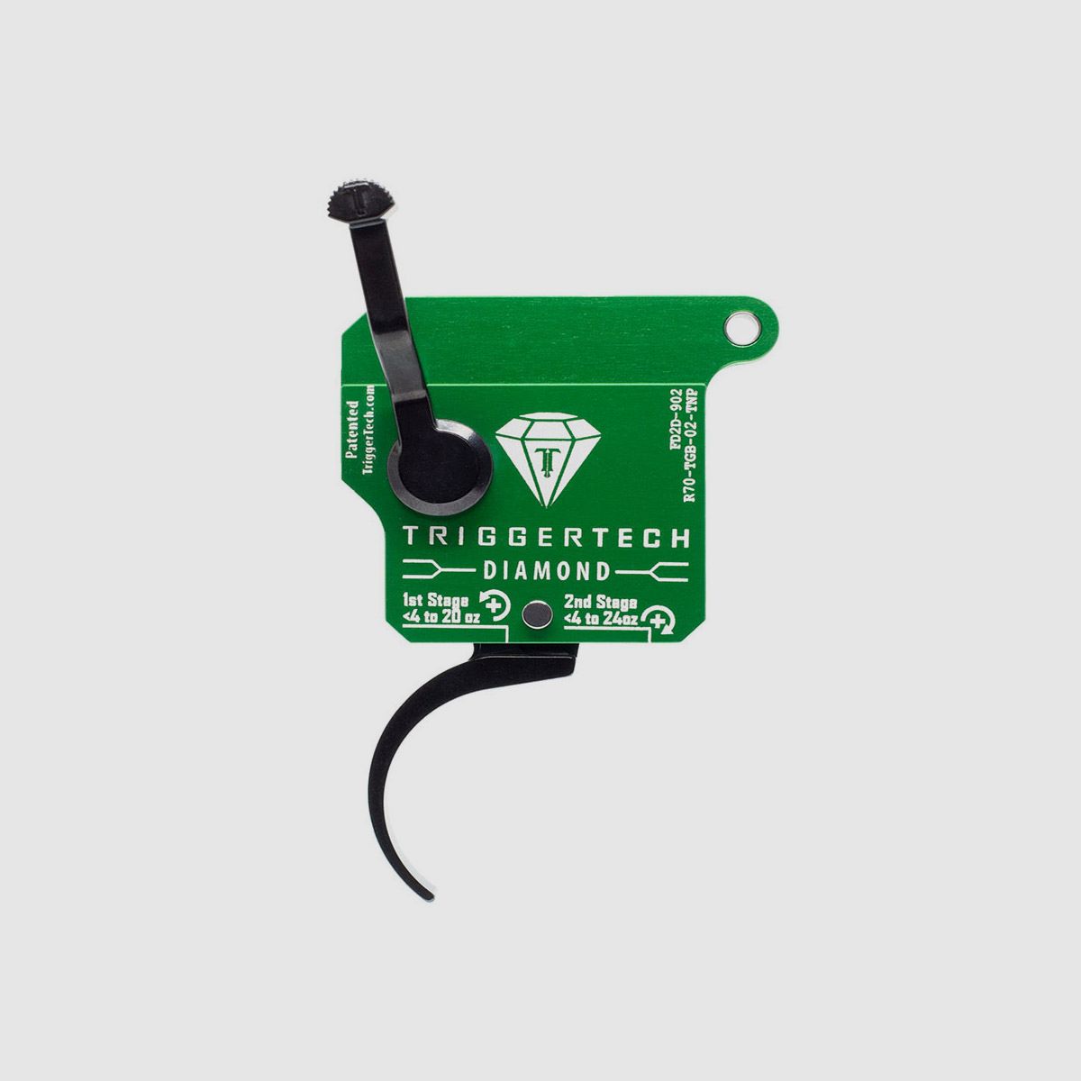 Diamond Rem700 Clone grilletto/sicura-RH curvo, immagine 1 di 4