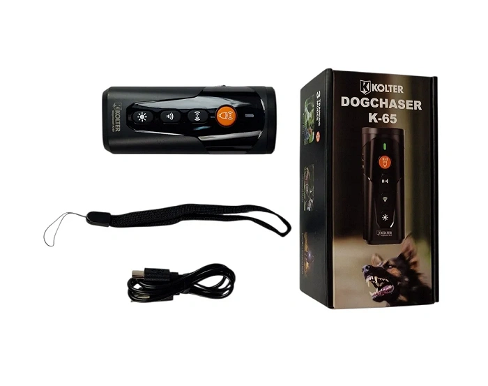 Dissuasore ultrasonico per cani 4-in-1 – KOLTER Dogchaser K-65 Anti Dog con torcia, immagine 23 di 24