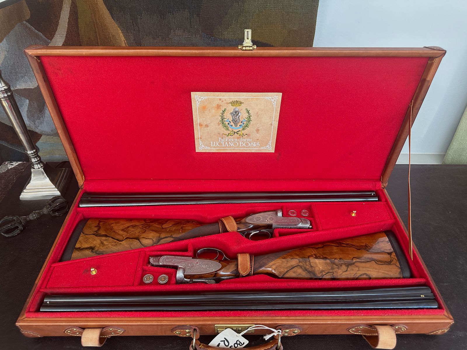 Luciano Bosis Queen - Fine side-lock shotgun pair in caliber 20