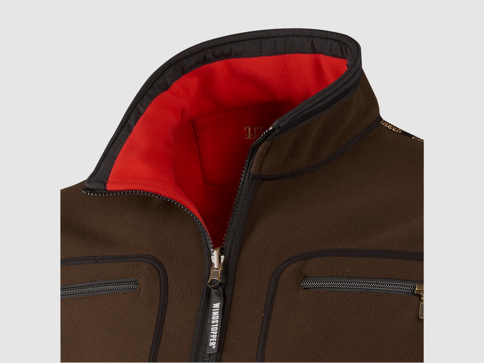 HÄRKILA Kamko Fleecejacke brown/red, Bild 6 von 8