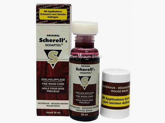 Original Scherell´s SCHAFTOL rotbraun