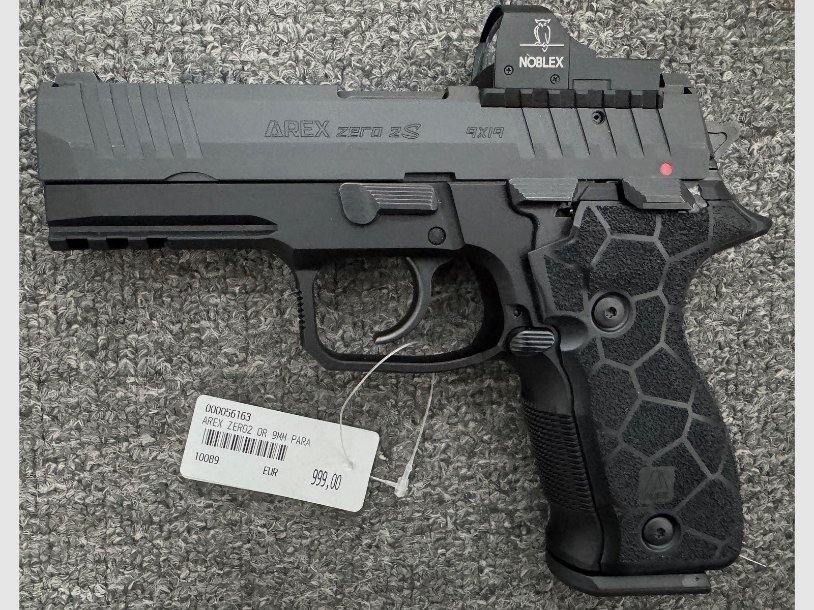 Arex Zero 2S OR 4.2 inch full size, 9mm Para with Noblex sight NV 1x25 OS - new item