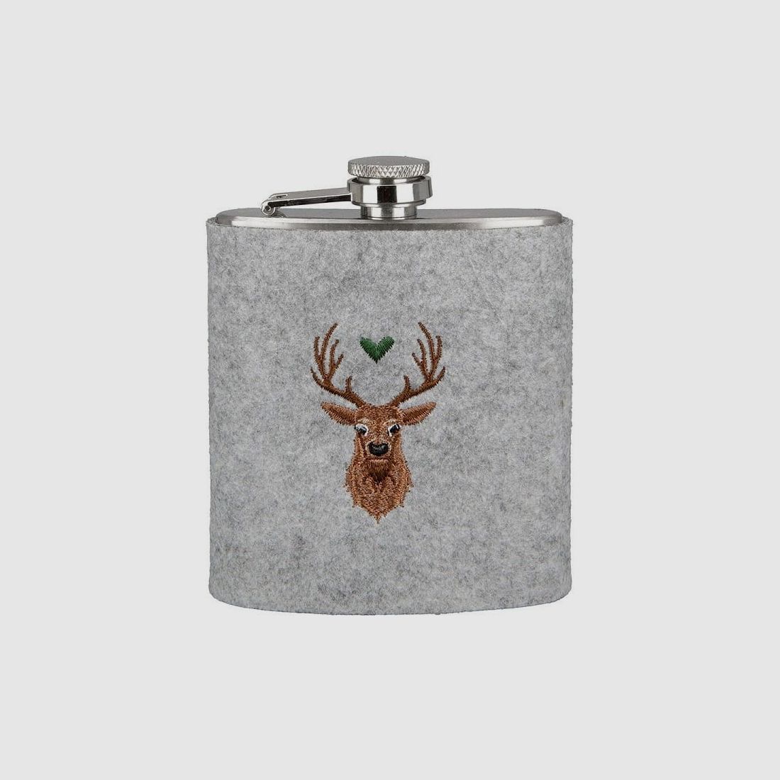 Guild Flask Deer with Heart