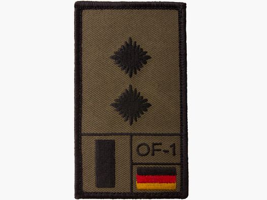 Café Viereck Café Viereck Rank Patch Oberleutnant oliv