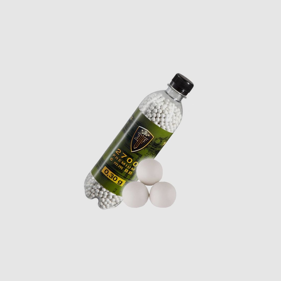 2.700 StĂĽck BB Softairkugeln ELITE FORCE PREMIUM, Kaliber 6 mm BB, 0,30 g, weiĂź