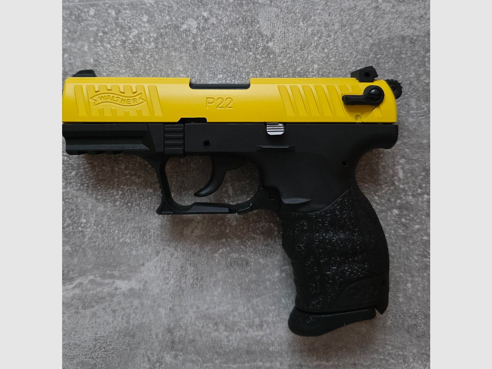 Walther P22Q Team Edition Geel/Zwart 9mm PAK