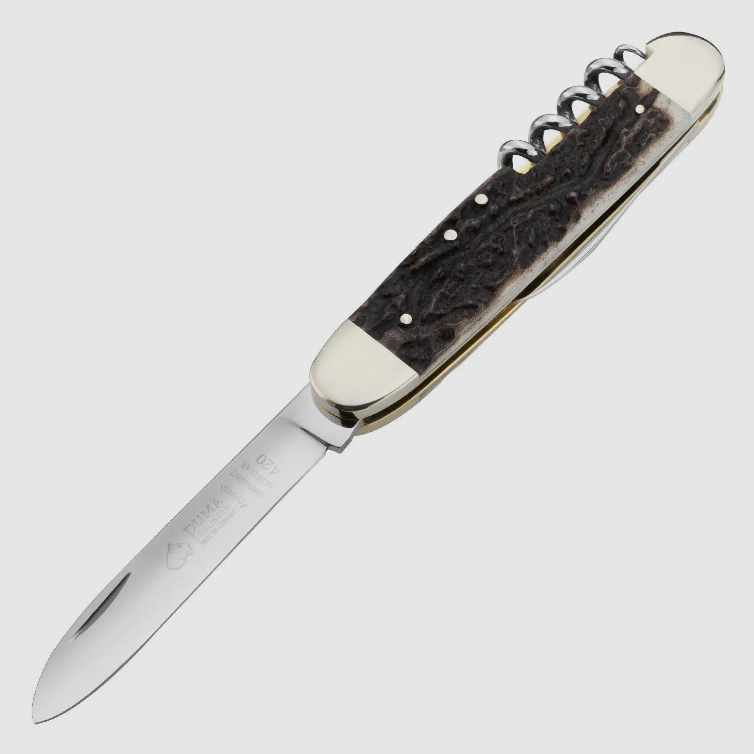 Coltello PUMA 420, corno di cervo, immagine 1 di 4
