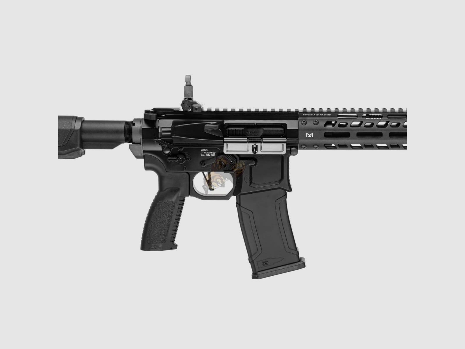 MGCR 556 GBBR 10" Gas Blow Back Softair Gewehr Frei ab 18 – Schwarz -F- | G&G