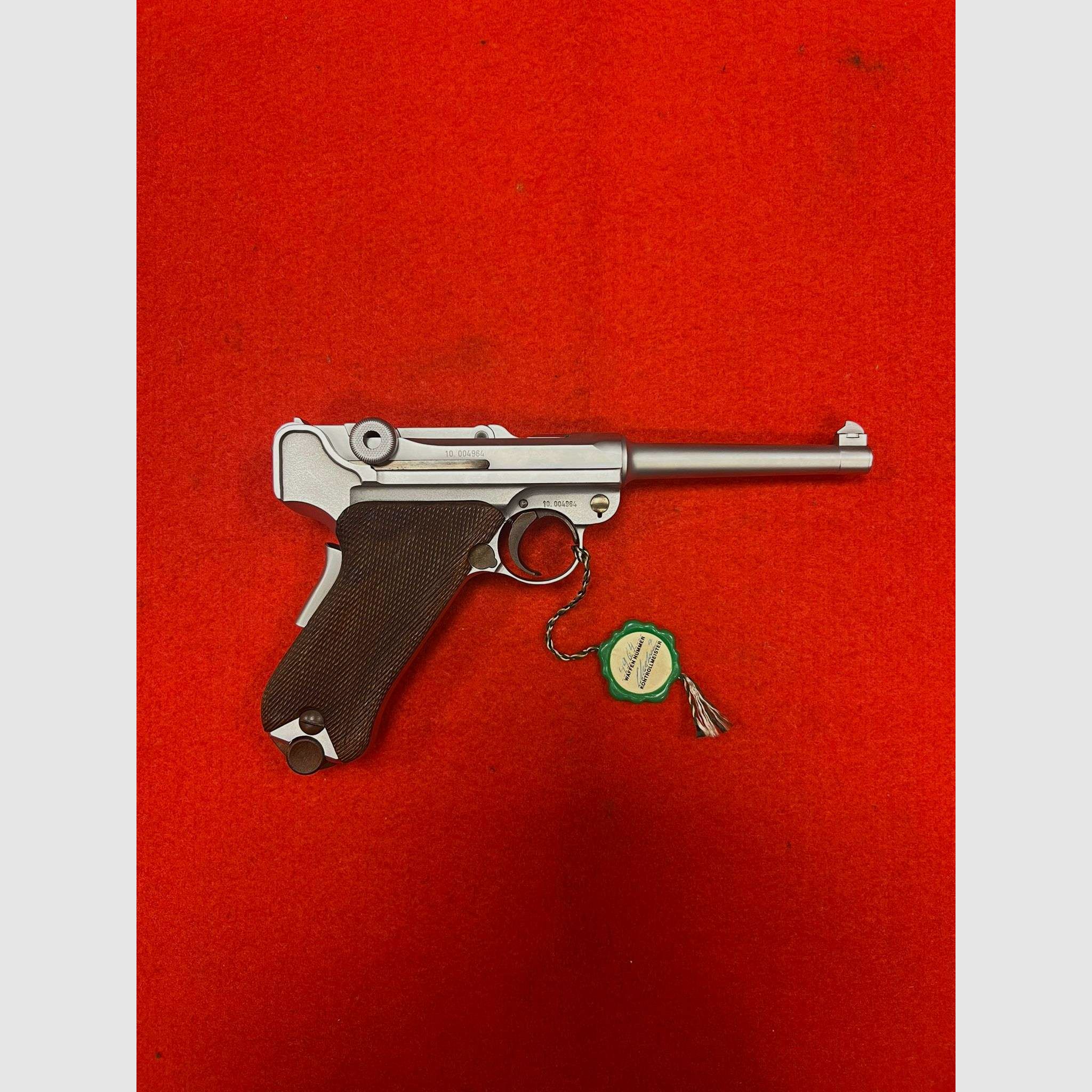 Mauser P08 5" Kohlenstoffstahl Kaliber 7.65x17mm Browning, Bild 2 von 5