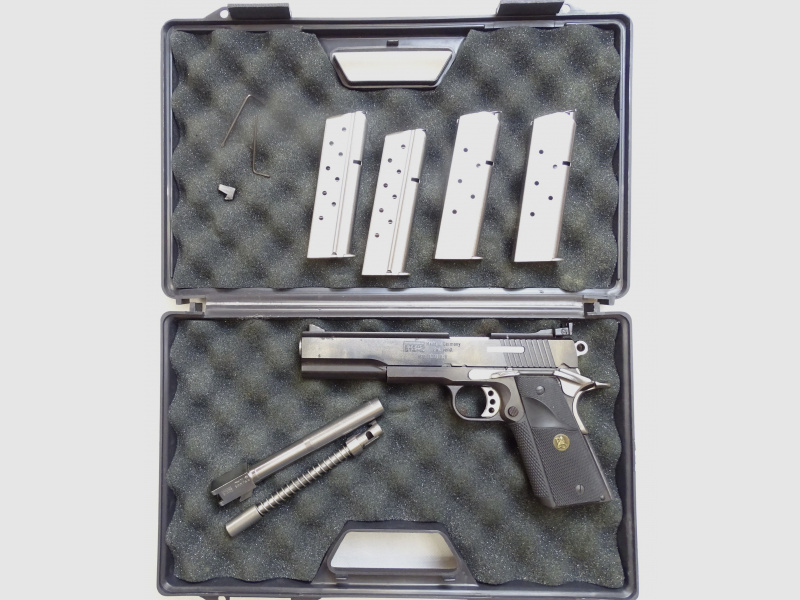 Peters Stahl Multikaliber im Kaliber .45 ACP mit Wechsellauf 9mm Para