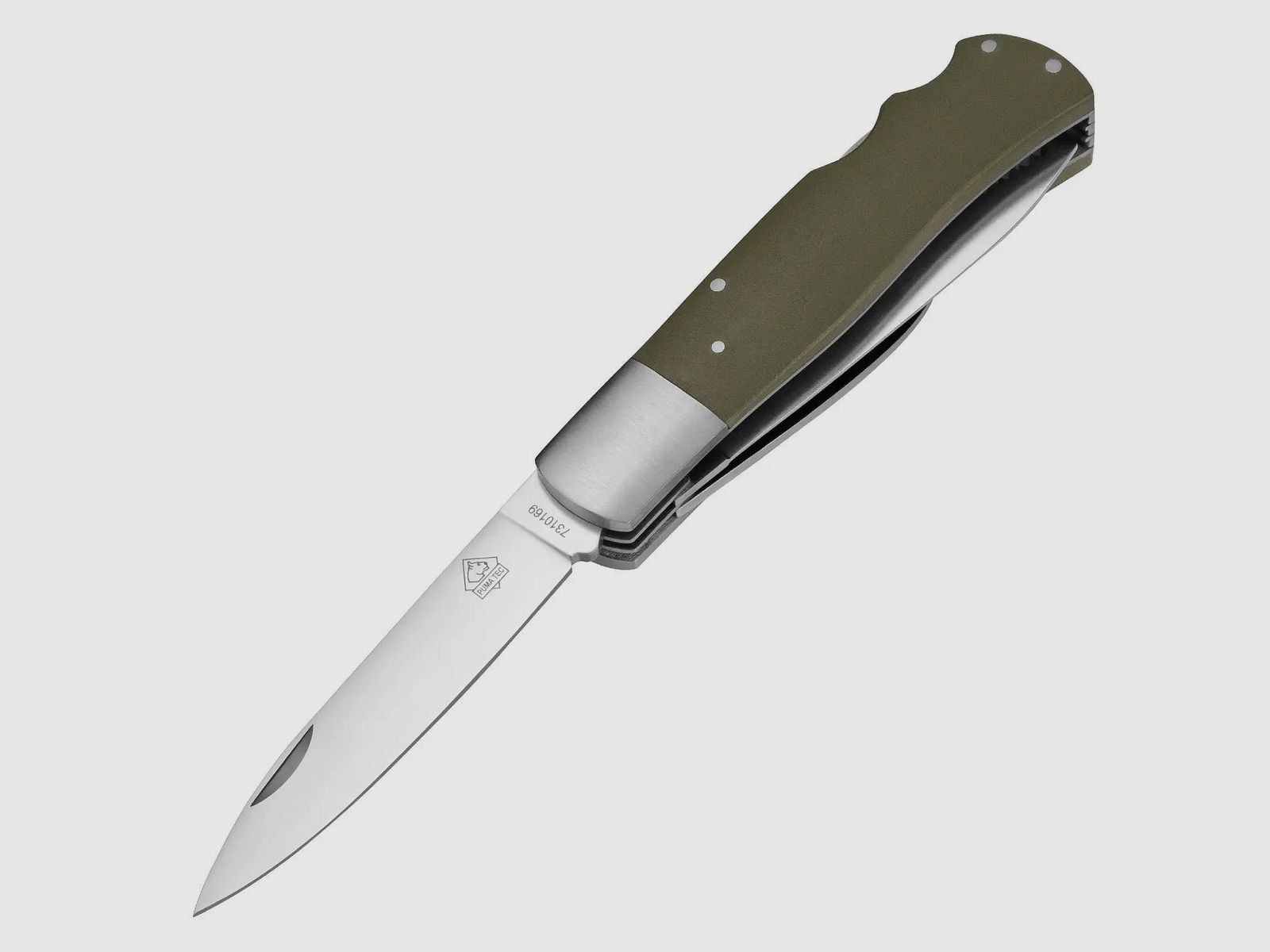 PUMA TEC Jagdtaschenmesser G10 green