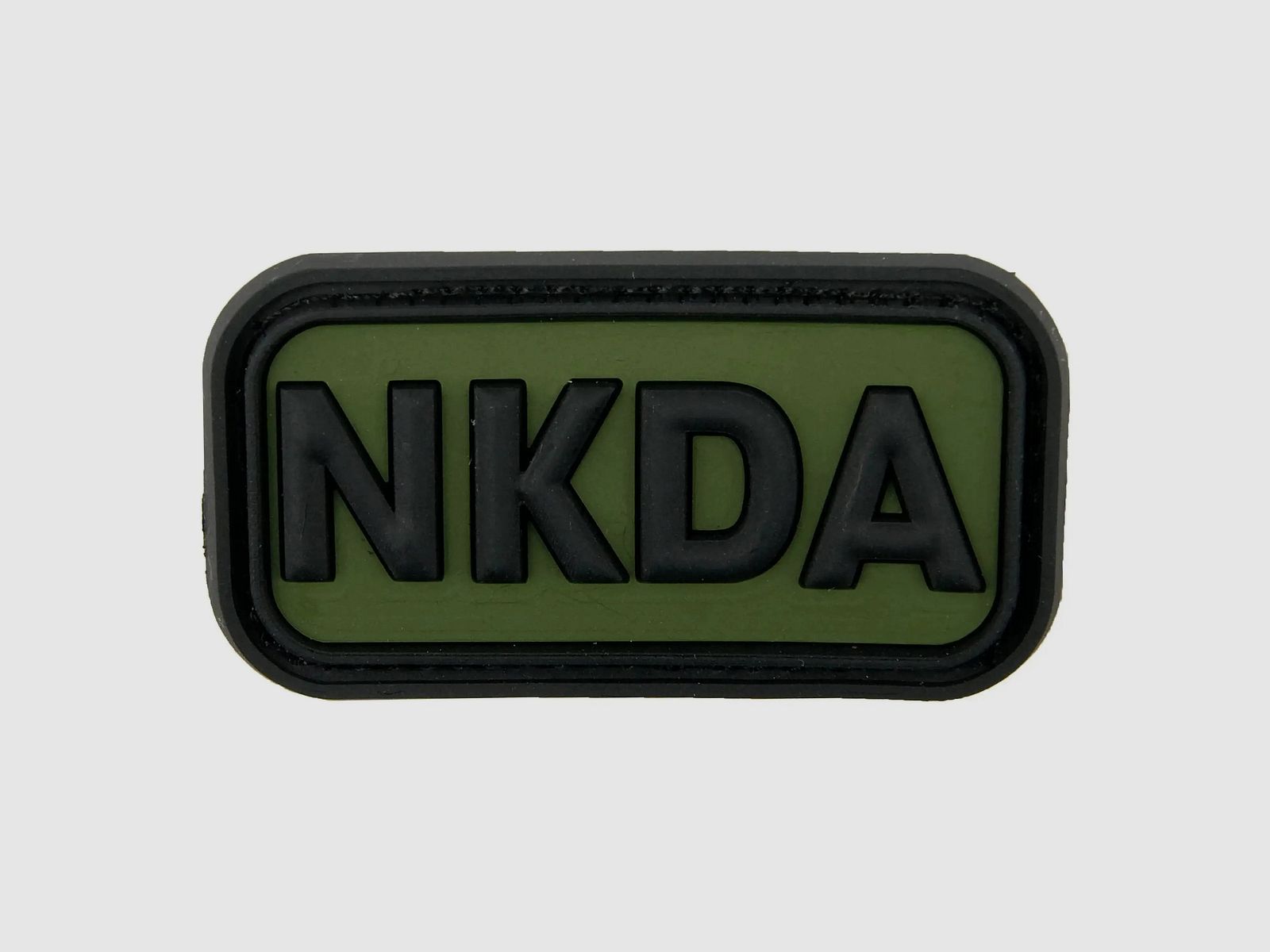 Bundeswehr Original 3D Patch NKDA No Known Drug Allergies black-olive