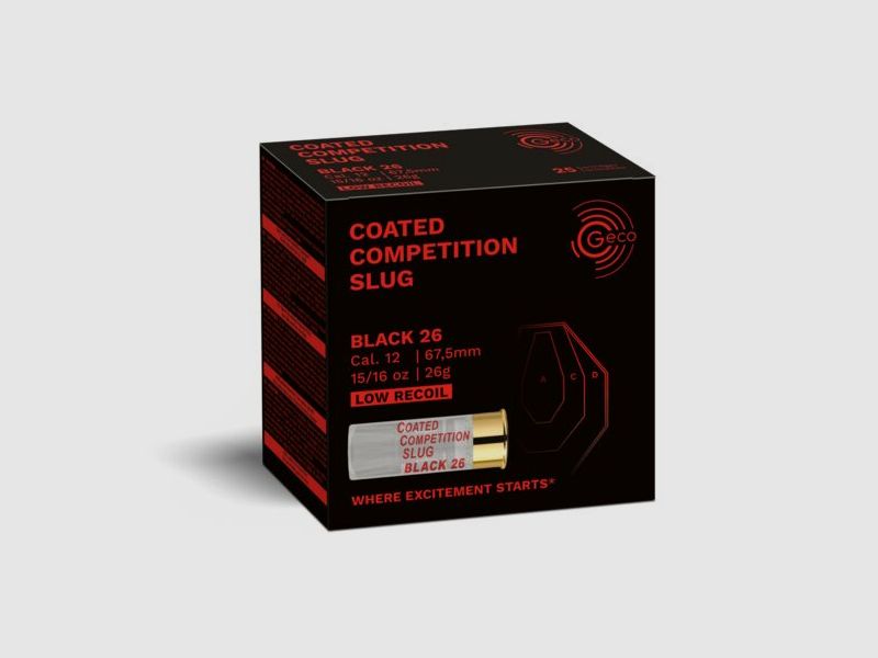 Geco Slugs Black 26 Coated Competition