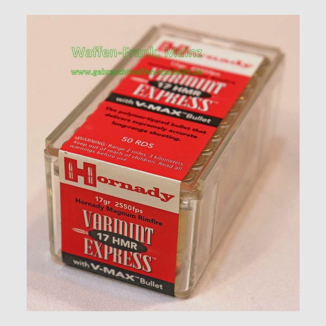 Hornady / USA Büchsenpatron. Varmint Express .17 HMR