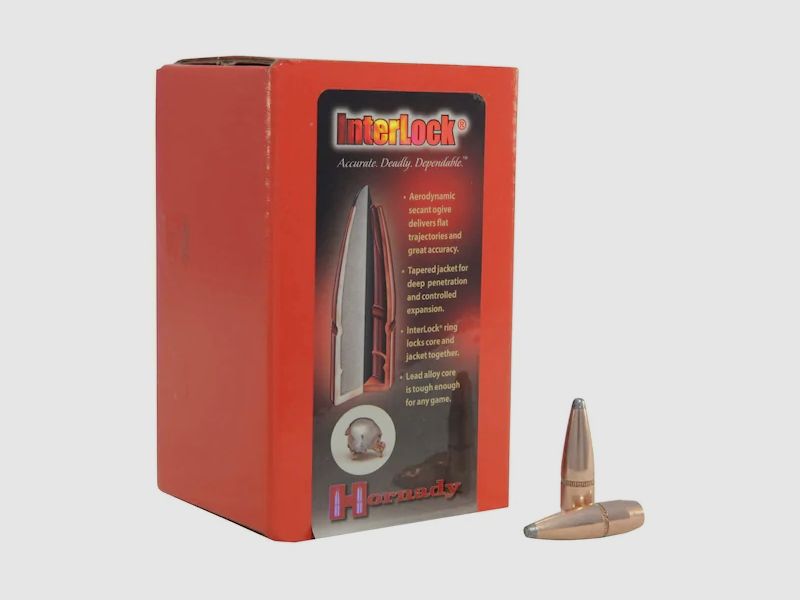 Hornady Geschoss .30/.308 INTERLOCK SP BT 165GR 100 Stück