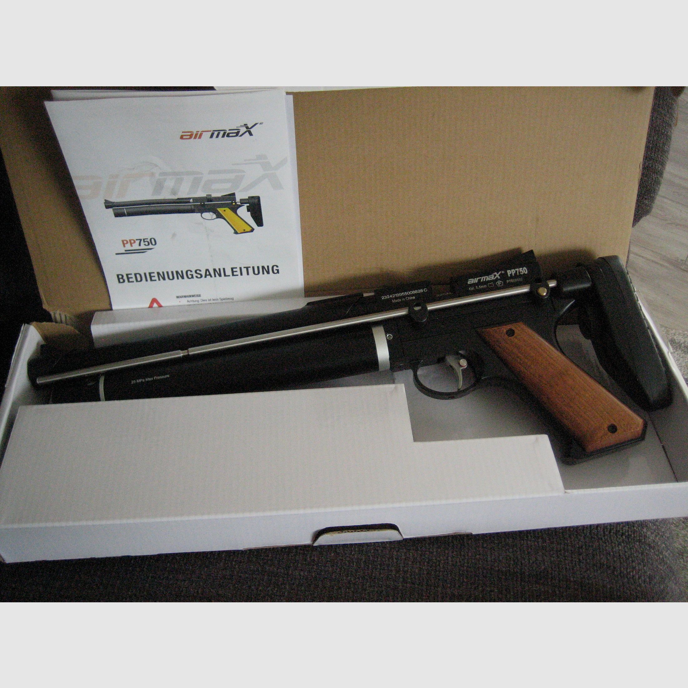 Pistolet pneumatyczny Airmax PP 750 Airmax PP750 w 5,5mm jak nowy