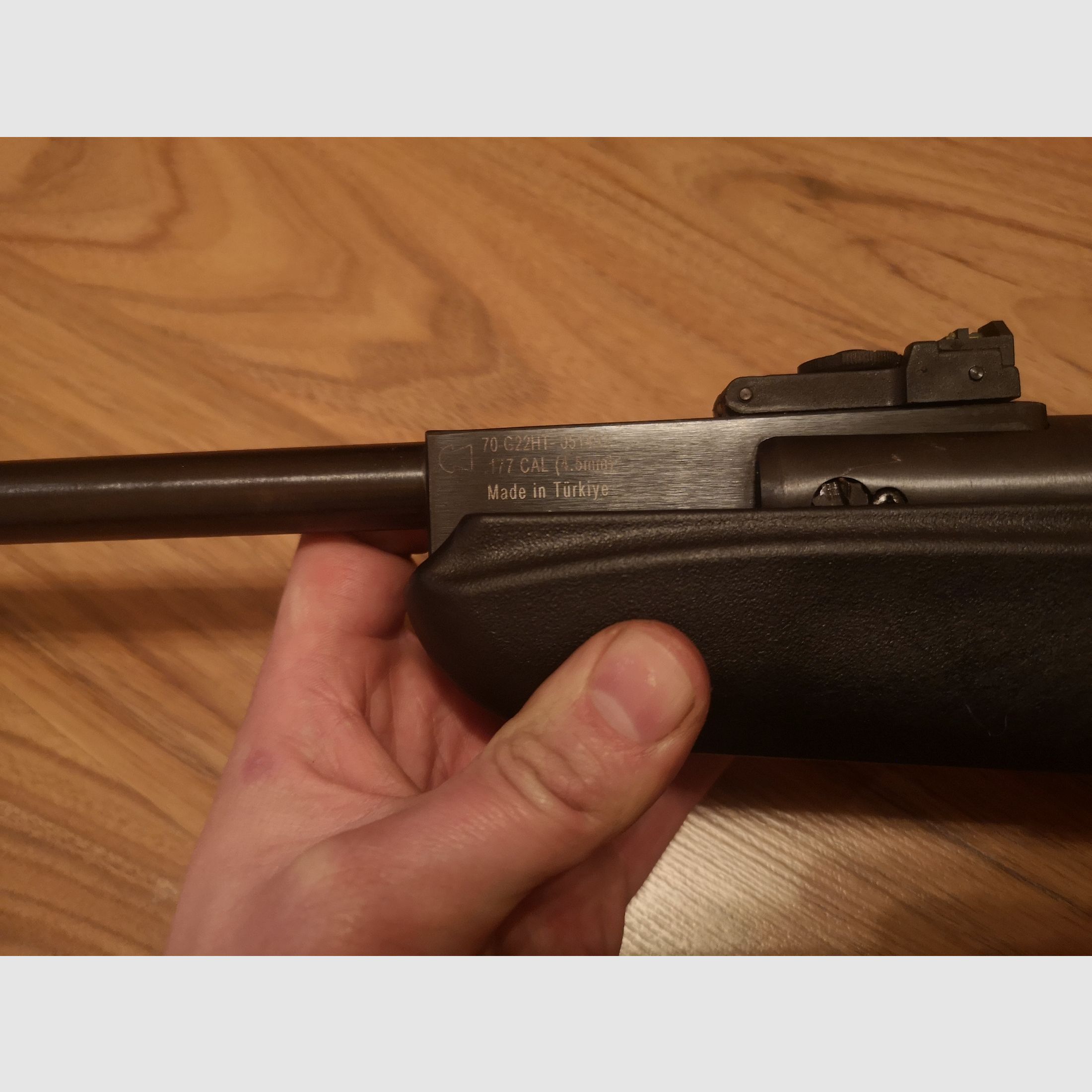 Mercury 85XTac Knikloop Luchtgeweer Set 4,5mm Diabolos incl. 3-9x32 Richtkijker Tas