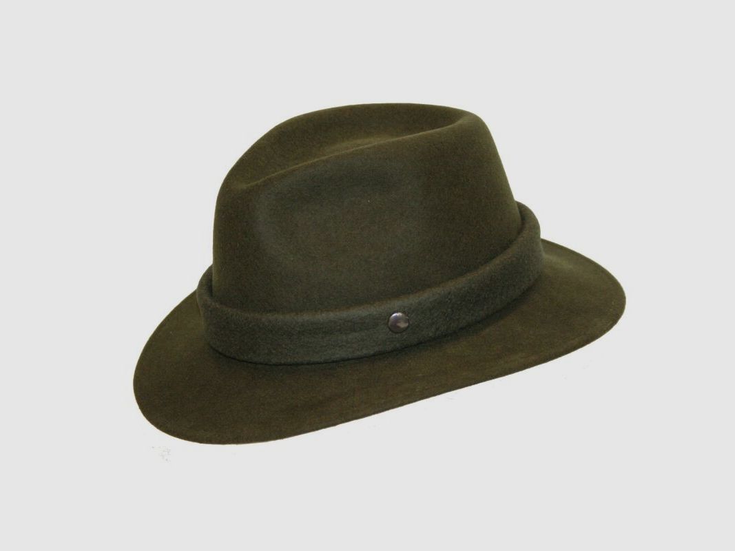 Lodenhut Jagdhut mit mit klappbarem Signalband 54