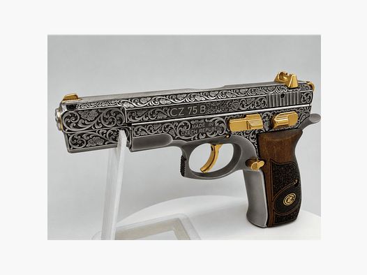 PISTOLE CZ 75B VOLLGRAVUR OR 24 CT