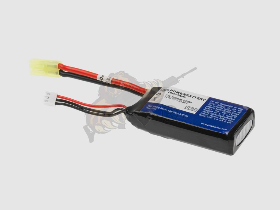 Airsoft LiPo Akku 7.4V 1300mAh 25C PEQ Type