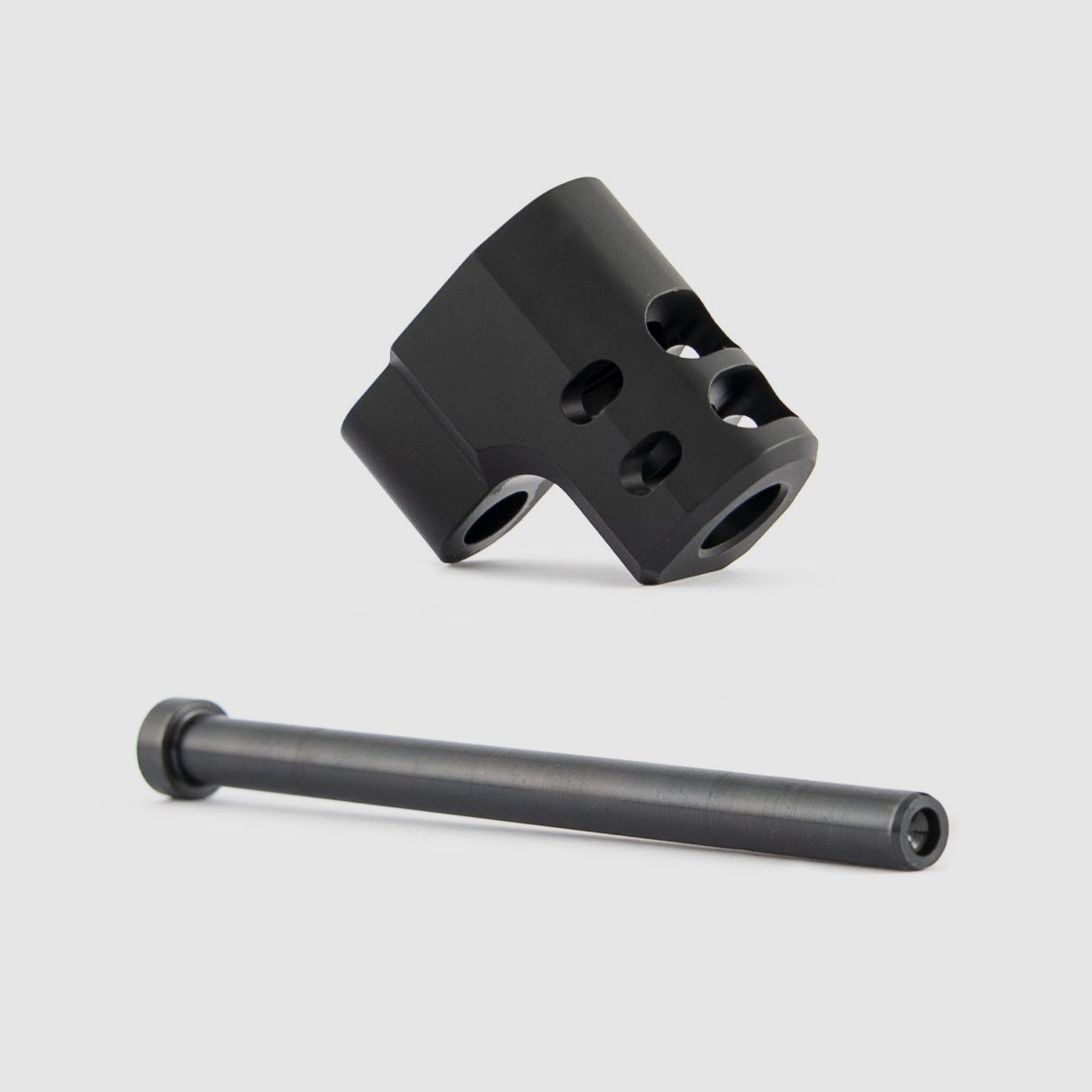 Kompensator do Beretta z gwintowaną lufą M9A3-M9A4 ze stalowym prętem prowadzącym - TONI SYSTEM/Compensator for Beretta with M9A3-M9A4 threaded barrel with steel guide rod - TONI SYSTEM *  ITEM CODE M9A3V6MI-BK