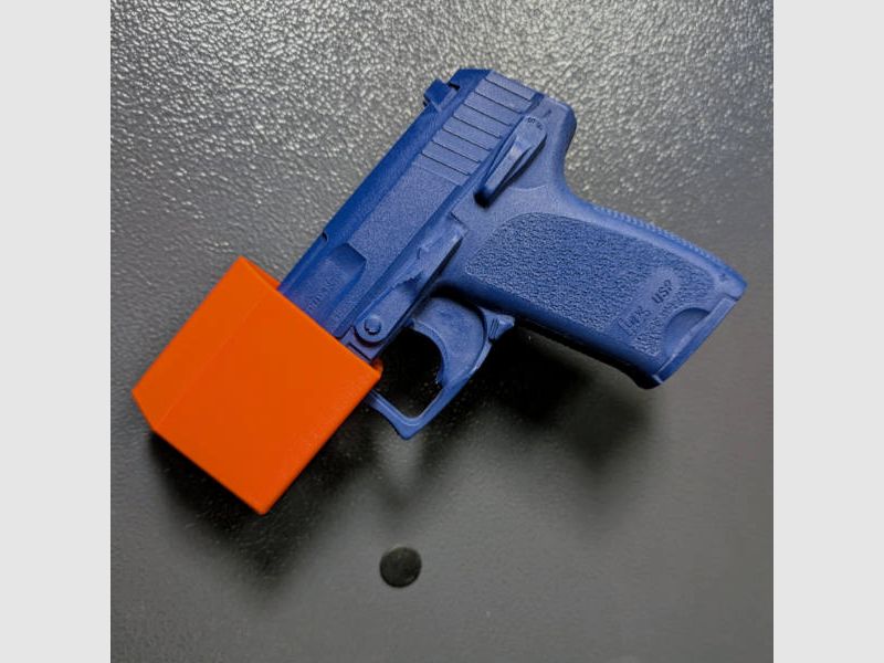 Magnetisches Blockholster für HK P8/USP für Waffenschrank - Zubehör für den Waffenschrank