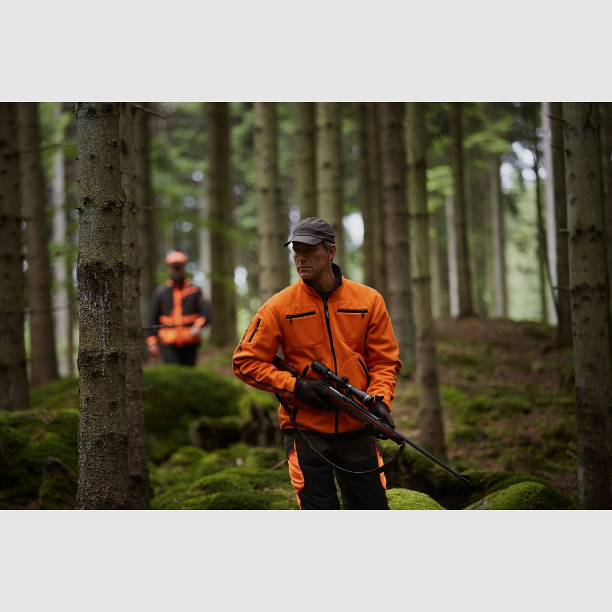 HÄRKILA Kamko Fleece Jacket Hunting Green/ Orange Blaze