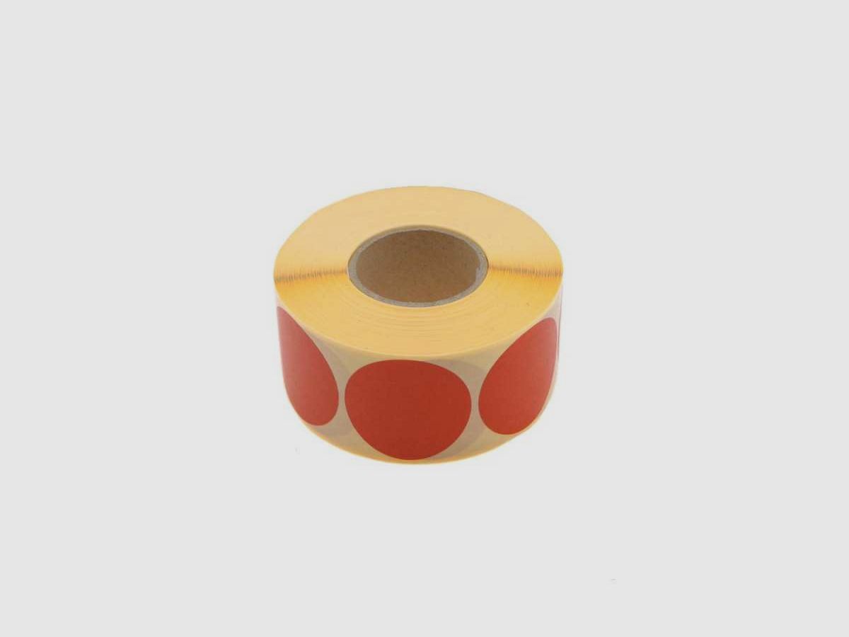 Eemann Tech Zielaufkleber - ROT - 40mm x 1000 Stück., Bild 1 von 3